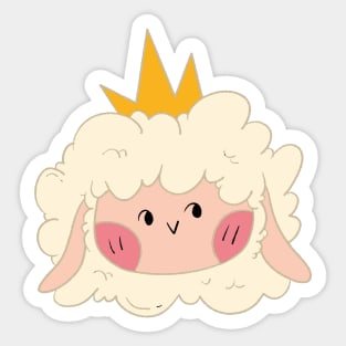 Cute Queen Lamb Sticker